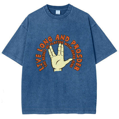 The Result Of Playing With Super Glue Vintage Distressed T-shirt