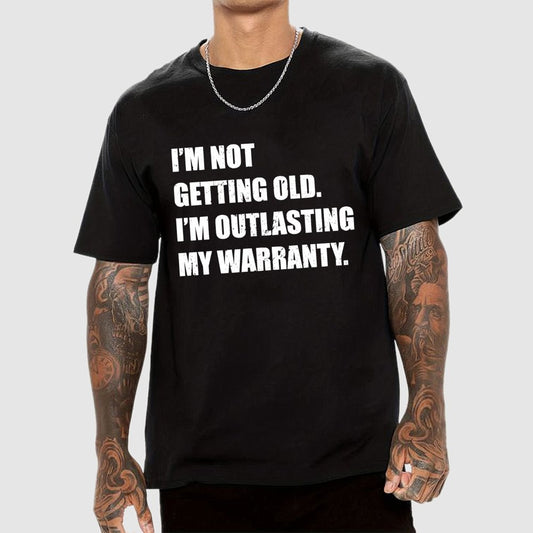 Funny Old Guy Outlasting My Warranty Geek T-Shirt