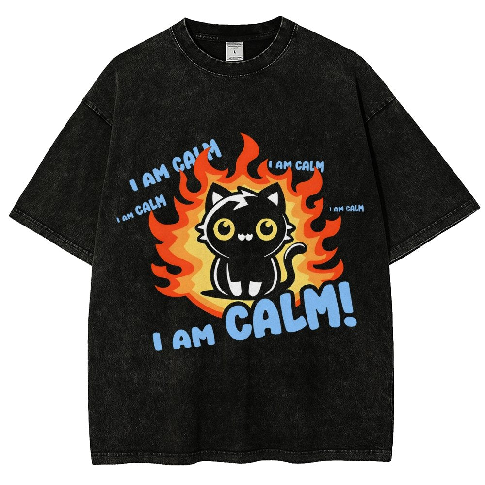 I Am Not Stressed! I Am Calm Vintage Distressed T-shirt