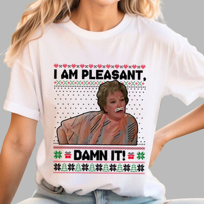 I Am Pleasant Damn It Geek T-Shirt