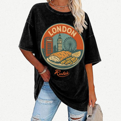 Rules.Century-Old Restaurant Vintage Distressed T-shirt