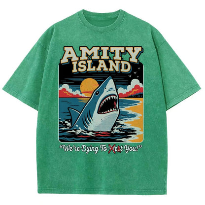 Dying to Eat You Vintage Distressed T-shirt