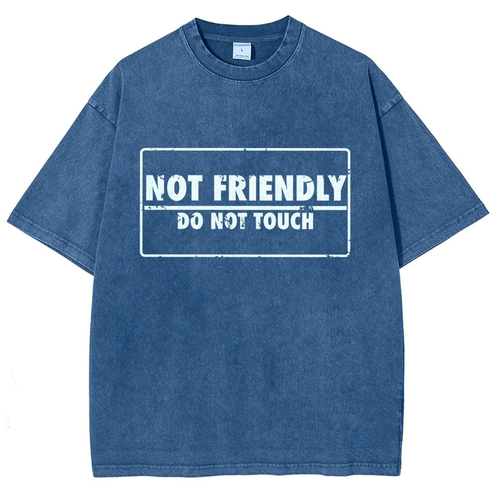 Not friendly stamp Vintage Distressed T-shirt