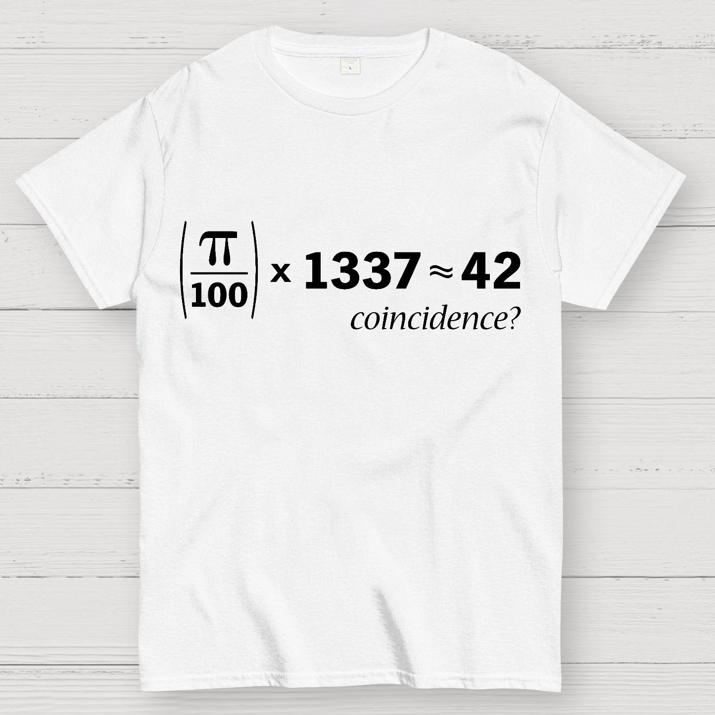 Coincidence Pi 42 Geek T-Shirt