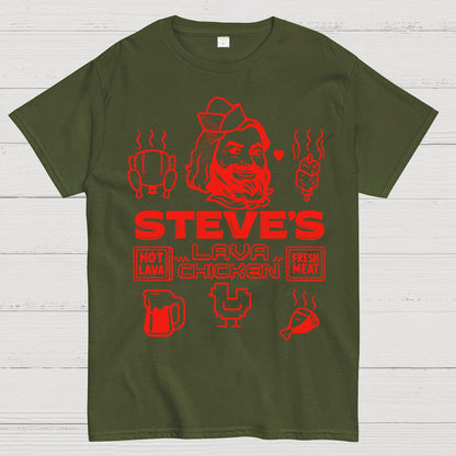 Steve's Lava Chicken Geek T-Shirt