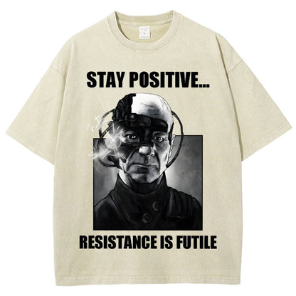 Stay positive... Persistence is key Vintage Distressed T-shirt