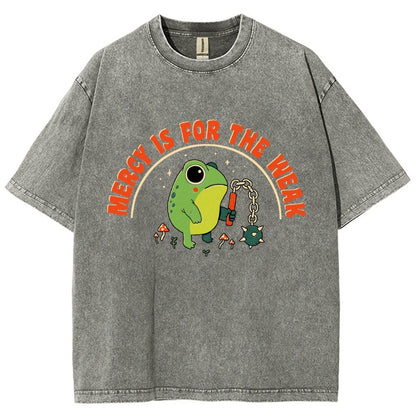 Mercy Is For The Weak Vintage Distressed T-shirt