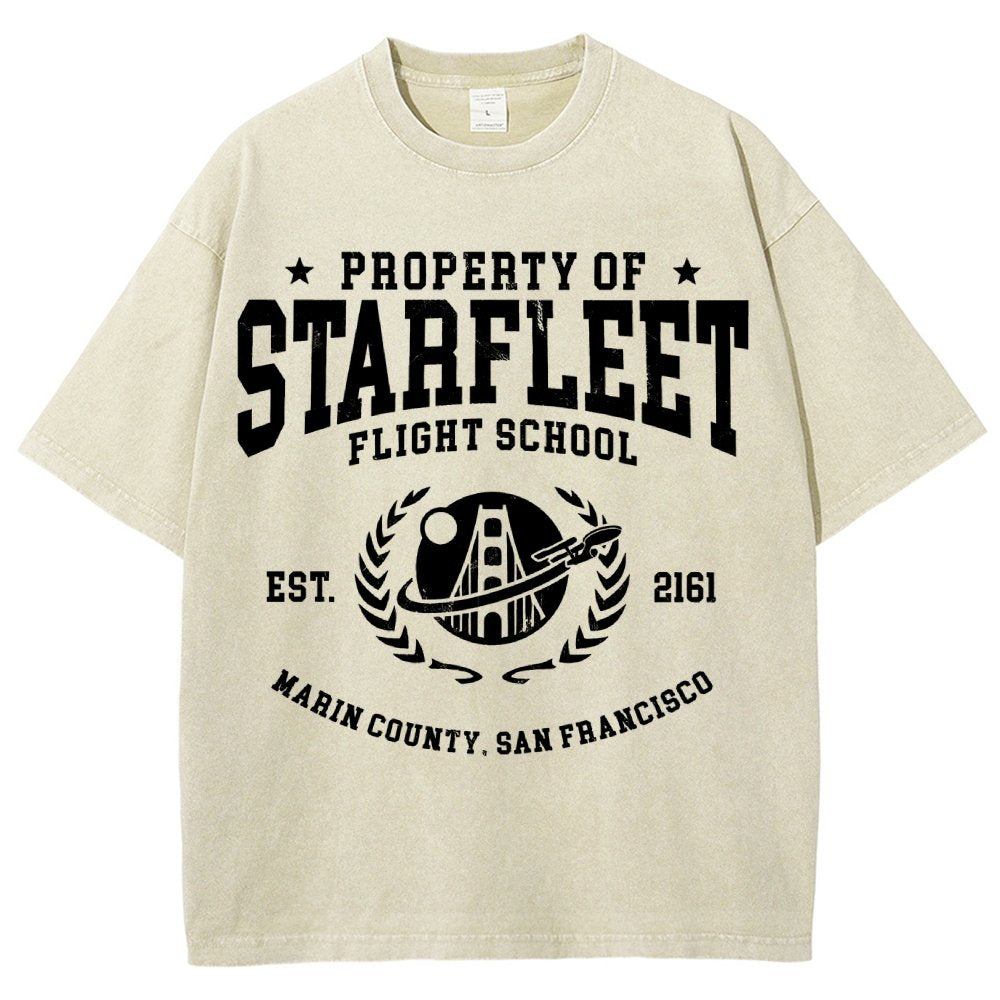 Academy Flight School Vintage Distressed T-shirt