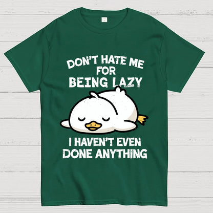 Duck Done Nothing Geek T-Shirt