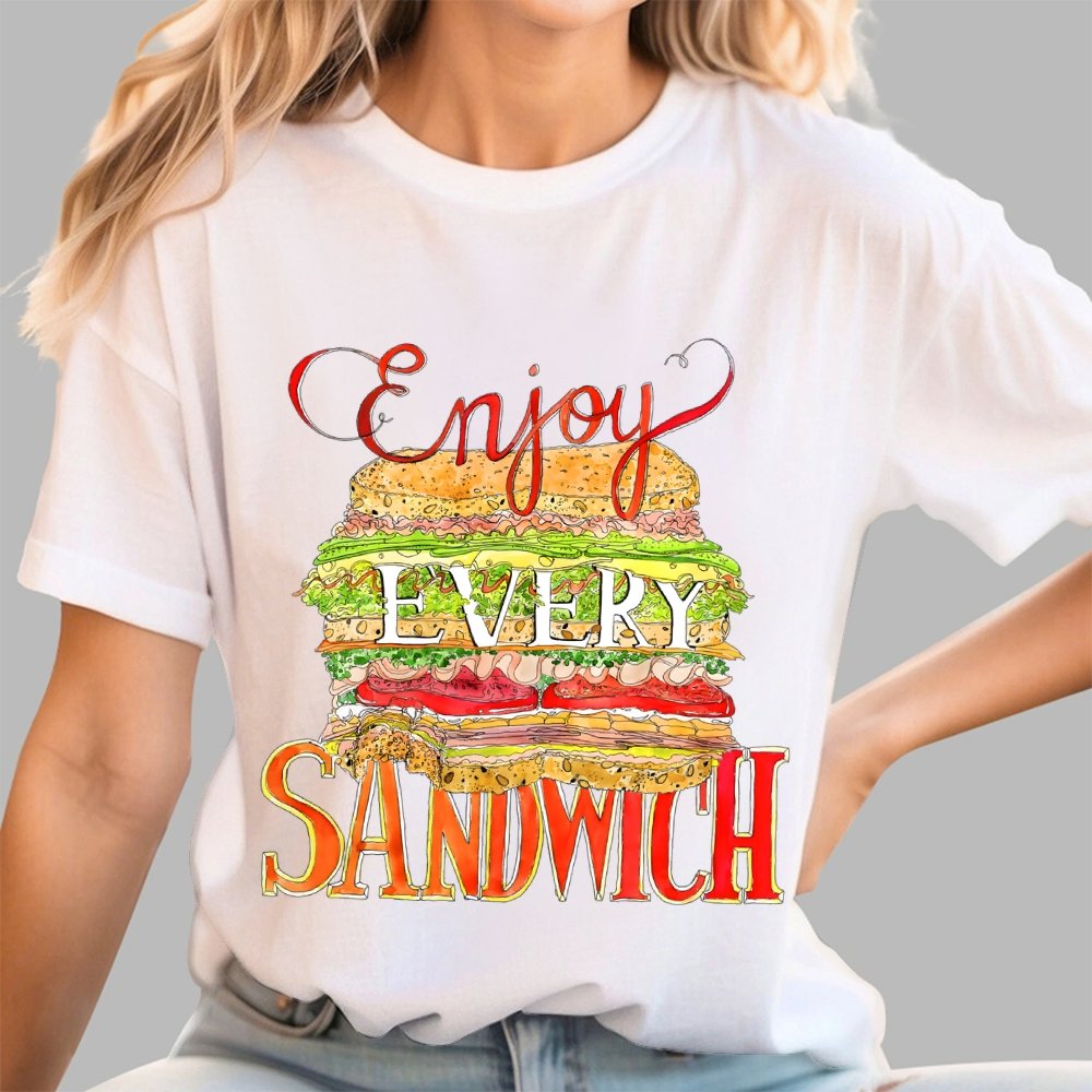Enjoy Every Sandwich Geek T-Shirt