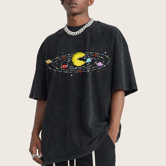 Ghost Orbit Vintage Distressed T-shirt