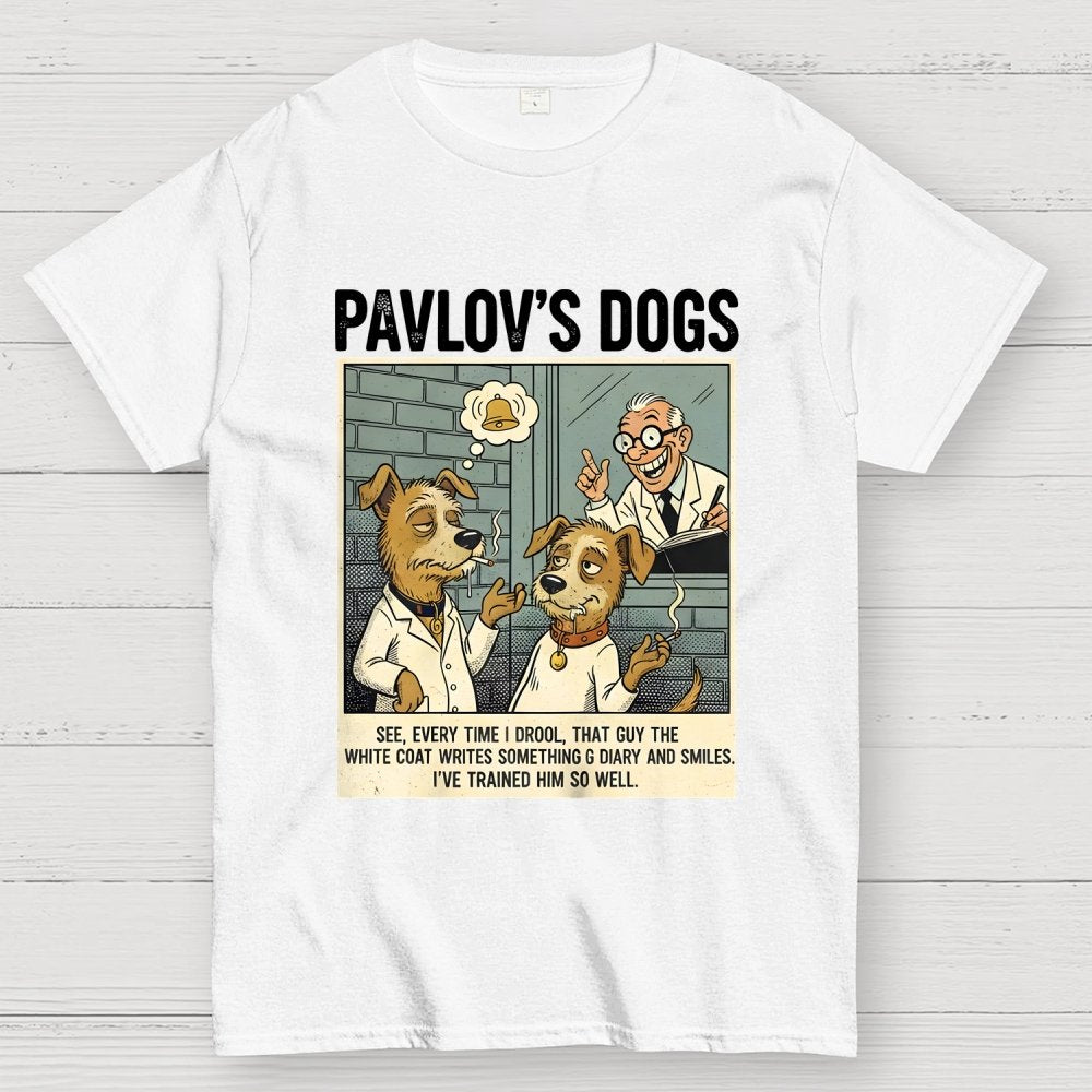 Pavlov's Dogs Art Print Geek T-Shirt