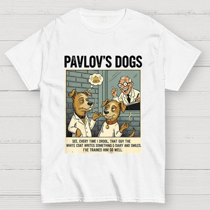 Pavlov's Dogs Art Print Geek T-Shirt