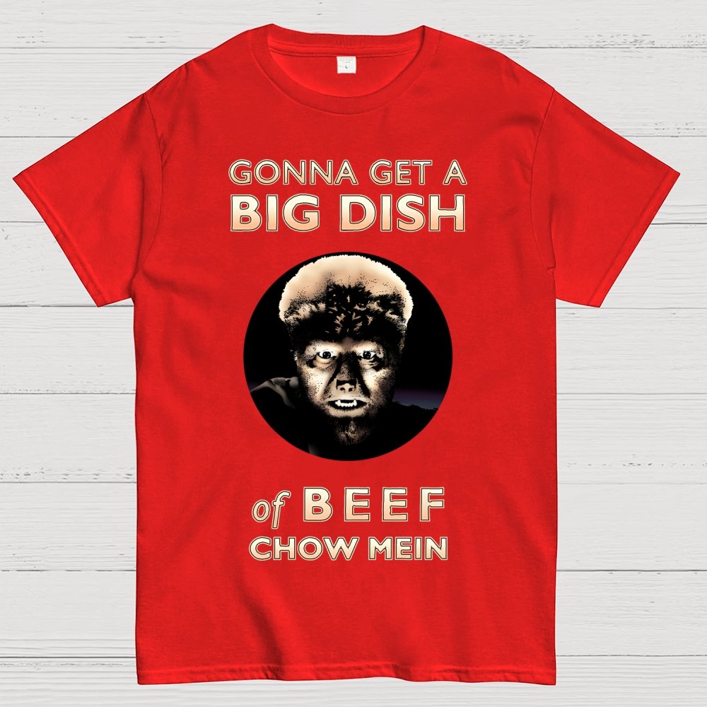 Big dish of Beef Chow Mein Geek T-Shirt