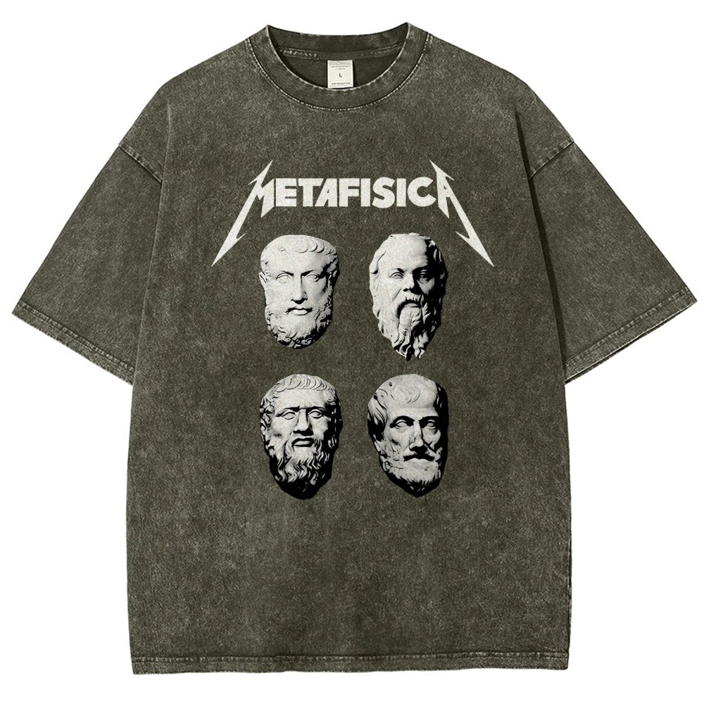 Metafisica Vintage Distressed T-shirt