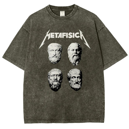 Metafisica Vintage Distressed T-shirt
