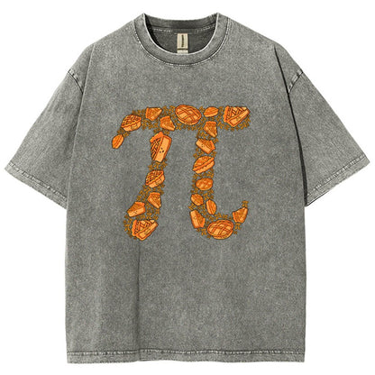 Doodle Pi Vintage Distressed T-shirt