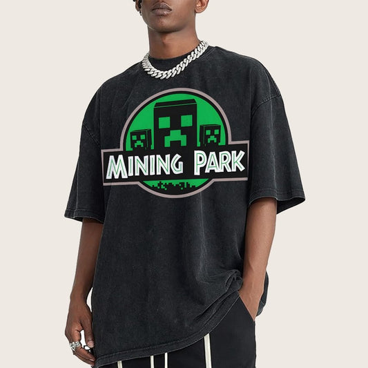 Mining Park Vintage Distressed T-shirt