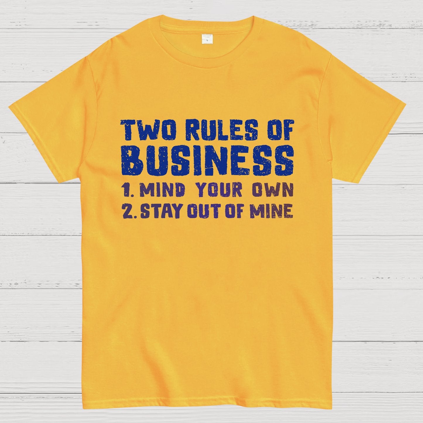Two Rules of Business Geek T-Shirt