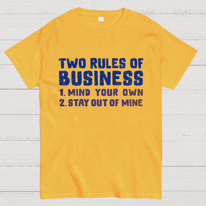 Two Rules of Business Geek T-Shirt