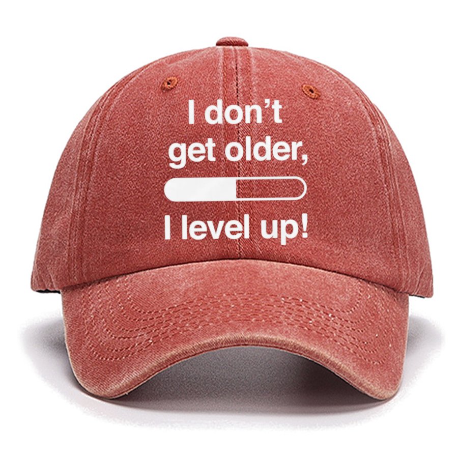 I Don't Get Older I Level Up - Funny Gamer Cotton Hat