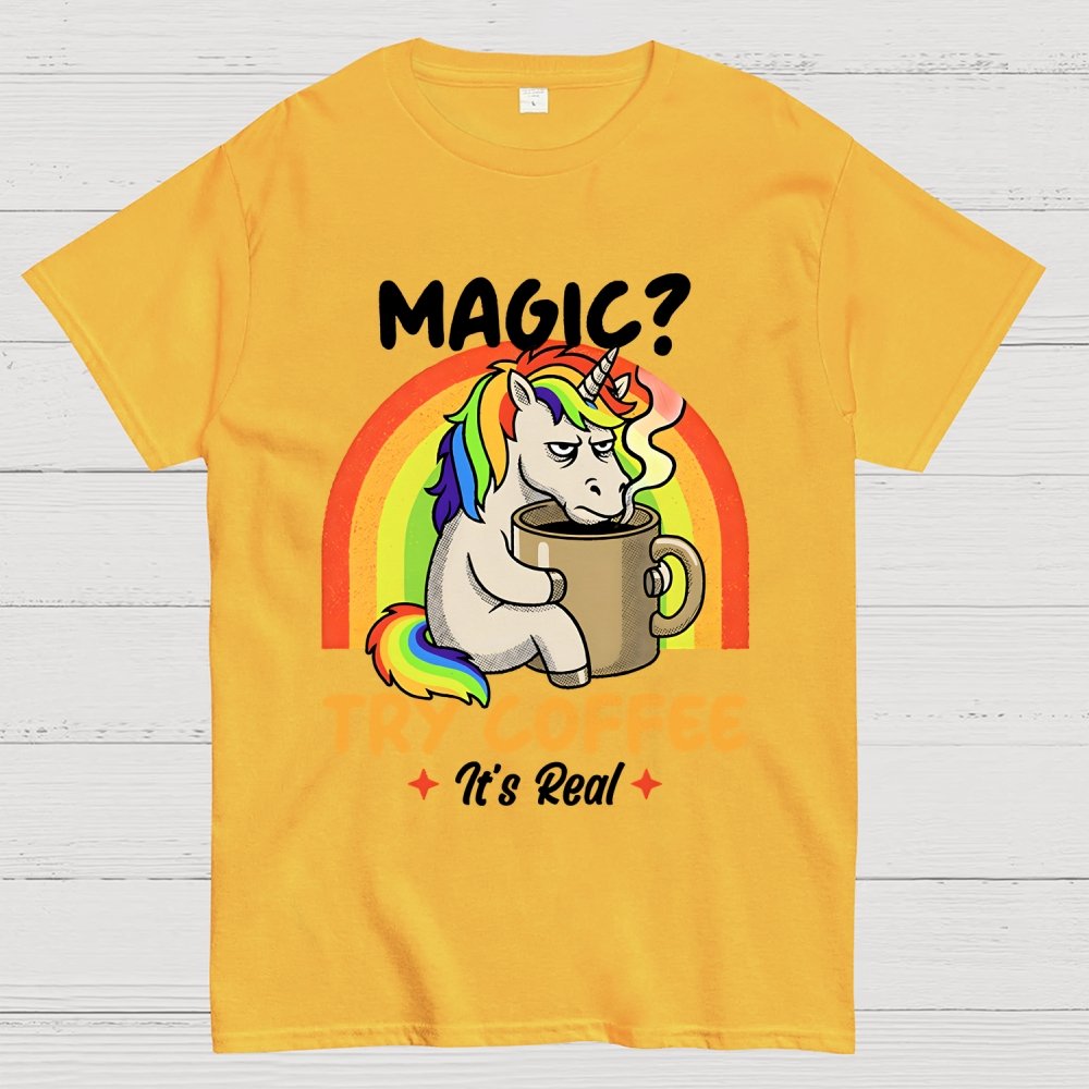 Magic Try Coffee Geek T-Shirt