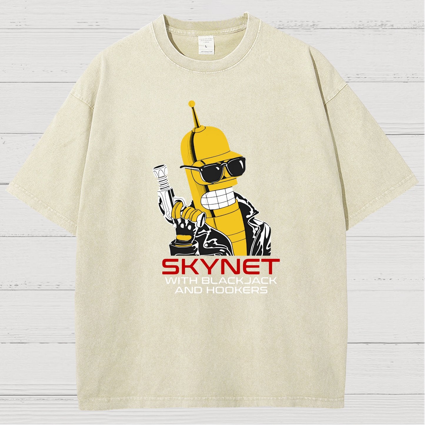 Cyber Force With Hookers And Blackjack Vintage Distressed T-shirt