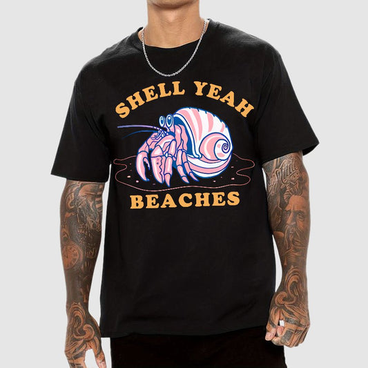 Shell Yeah Beaches Geek T-Shirt