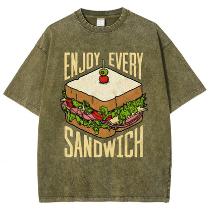 Enjoy Every Sandwich Vintage Distressed T-shirt