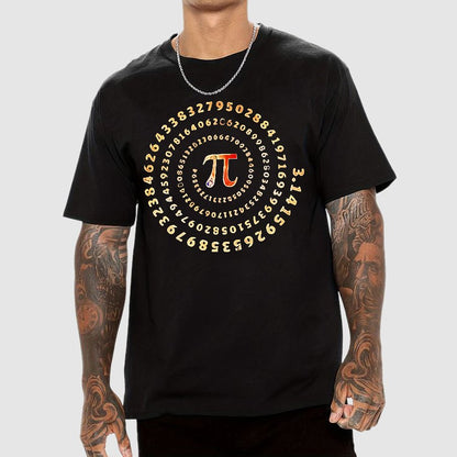 Pi Spiral Geek T-Shirt