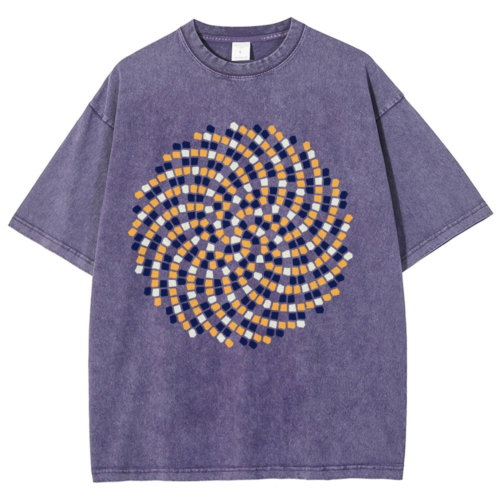 Fibonacci modulus Vintage Distressed T-shirt
