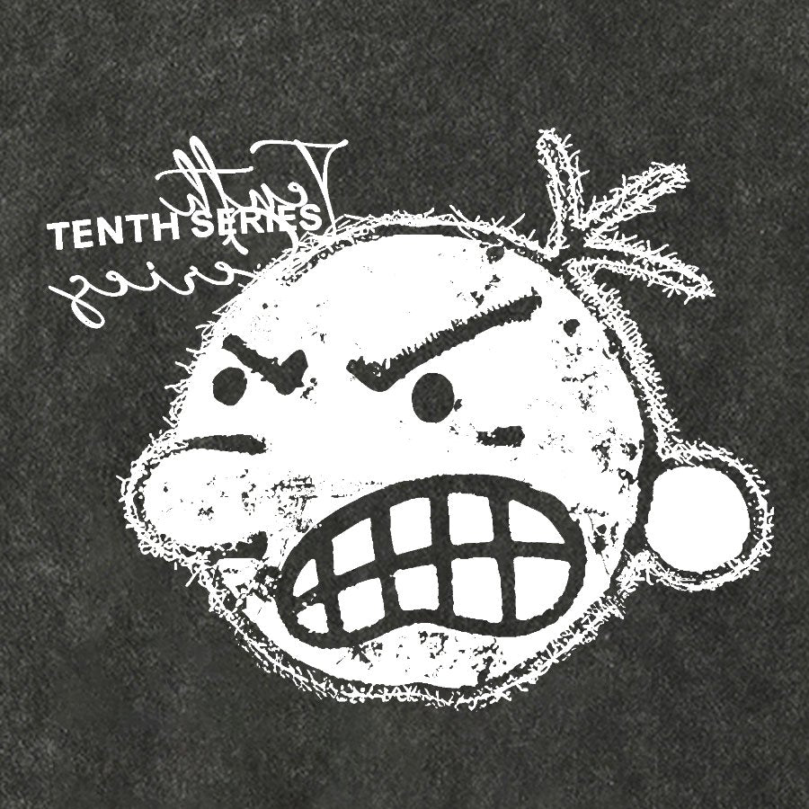 Retro Street Tenth Series Graphic Vintage Distressed T-shirt