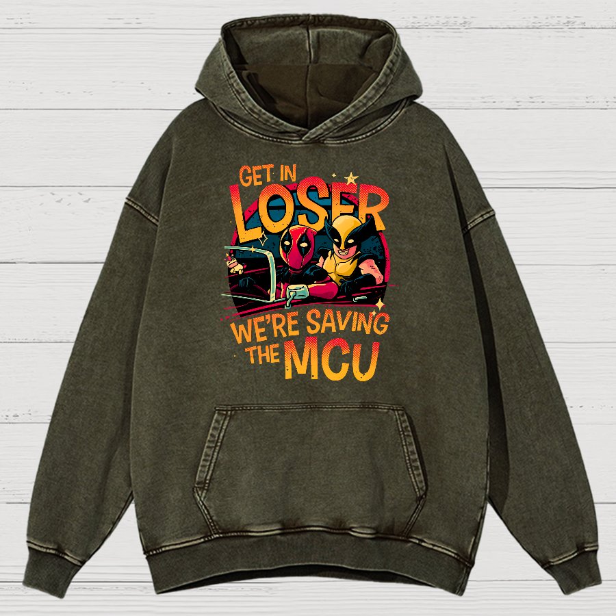Saving The Universe Vintage Distressed Hoodie