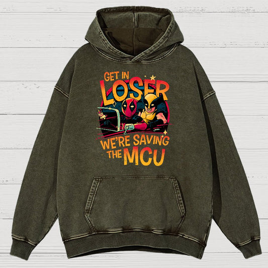 Saving The Universe Vintage Distressed Hoodie