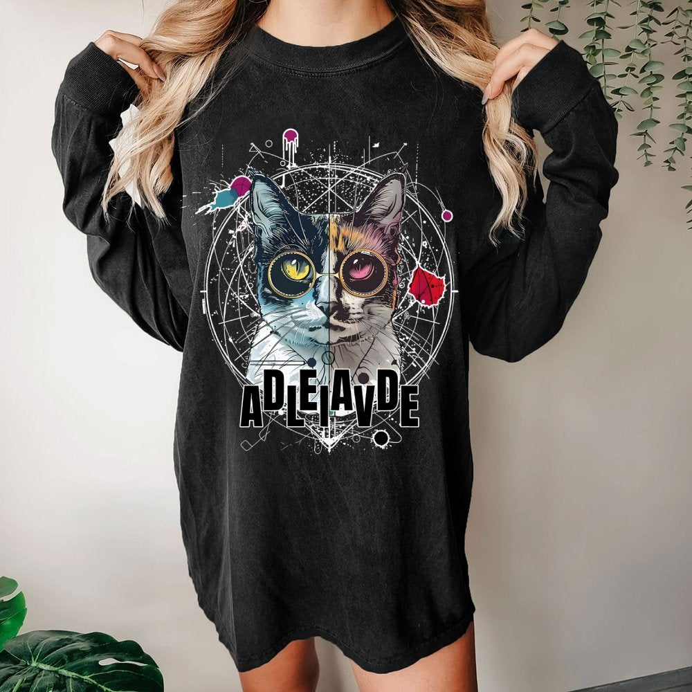 Schrödinger's Cat Washed Long Sleeve Tee