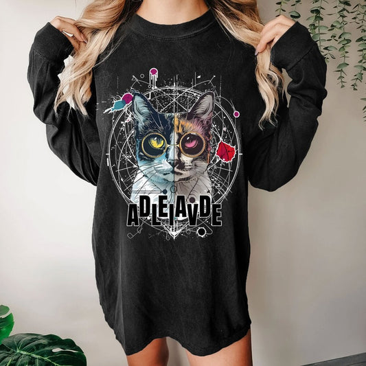 Schrödinger's Cat Washed Long Sleeve Tee