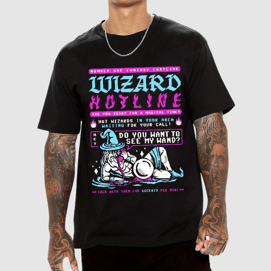 Wizard Hotline Geek T-Shirt