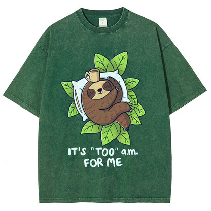 It's Too A.M. For Me Vintage Distressed T-shirt