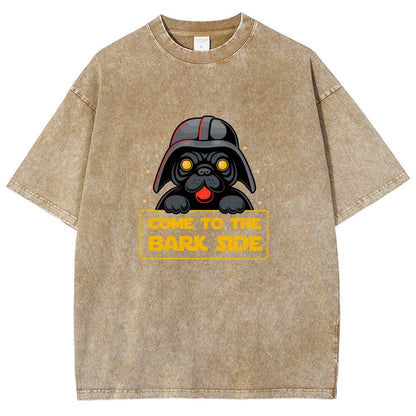 Come To The Bark Side Vintage Distressed T-shirt