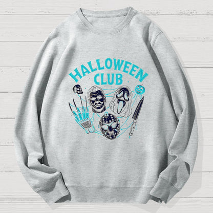 Halloween Club Geek Cotton Sweatshirt
