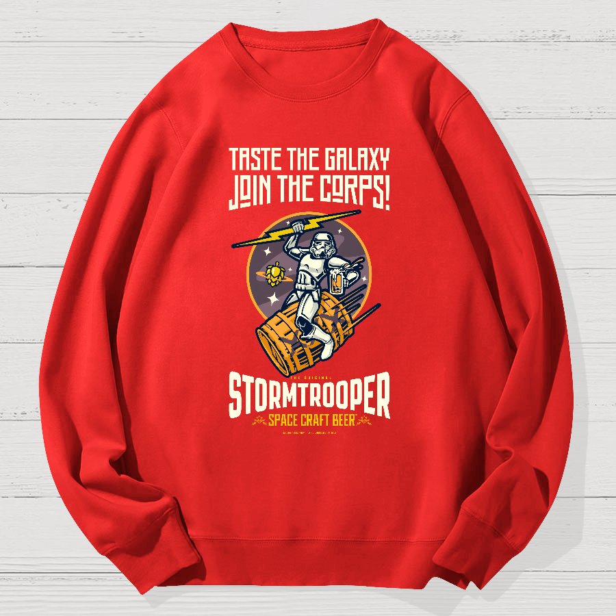 Taste The Galaxy Geek Cotton Sweatshirt