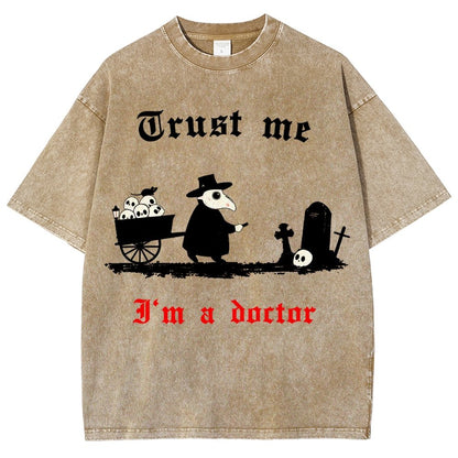 Trust Me I'm A Doctor Vintage Distressed T-shirt