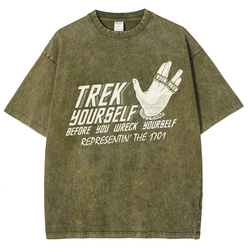 Travel Yourself Vintage Distressed T-shirt