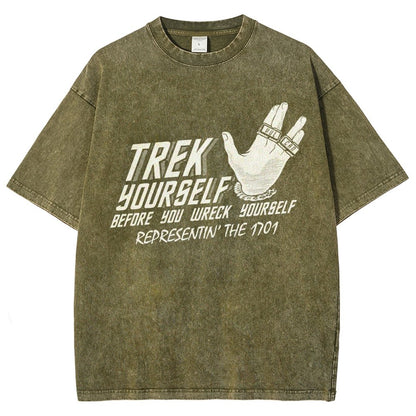 Travel Yourself Vintage Distressed T-shirt