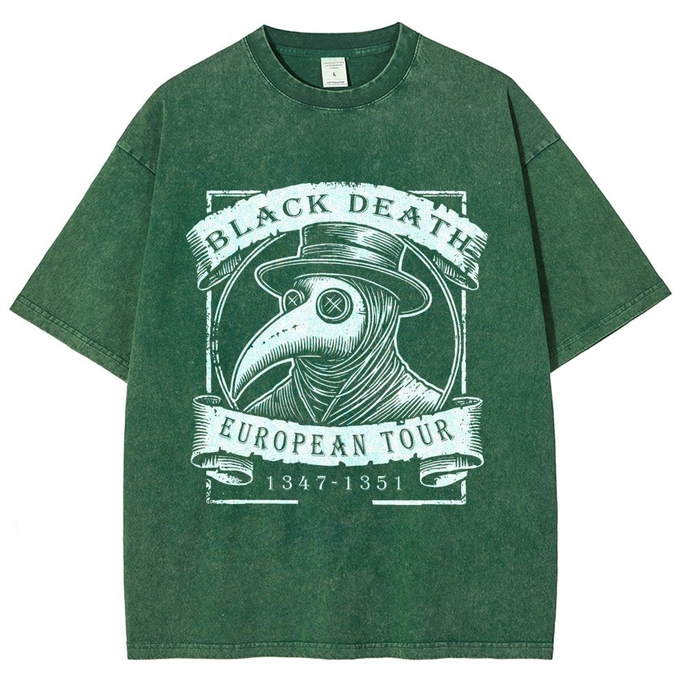 Black Death Tour Vintage Distressed T-shirt