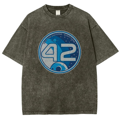 42- The Answer Vintage Distressed T-shirt