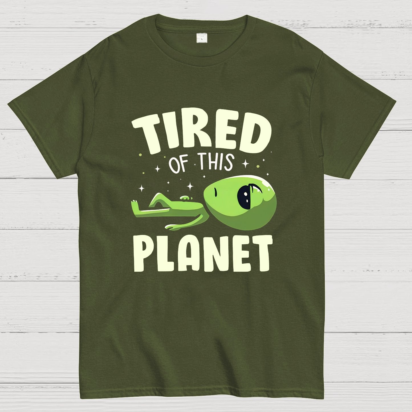 Tired of This Planet Nerdy T-Shirt