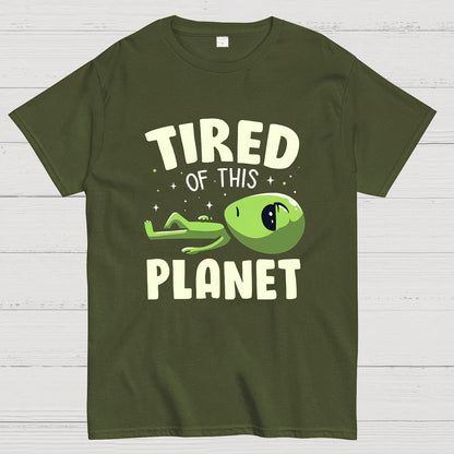 Tired of This Planet Nerdy T-Shirt