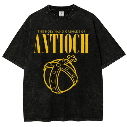 The Holy Hand Grenade of an Ancient Place Vintage Distressed T-shirt