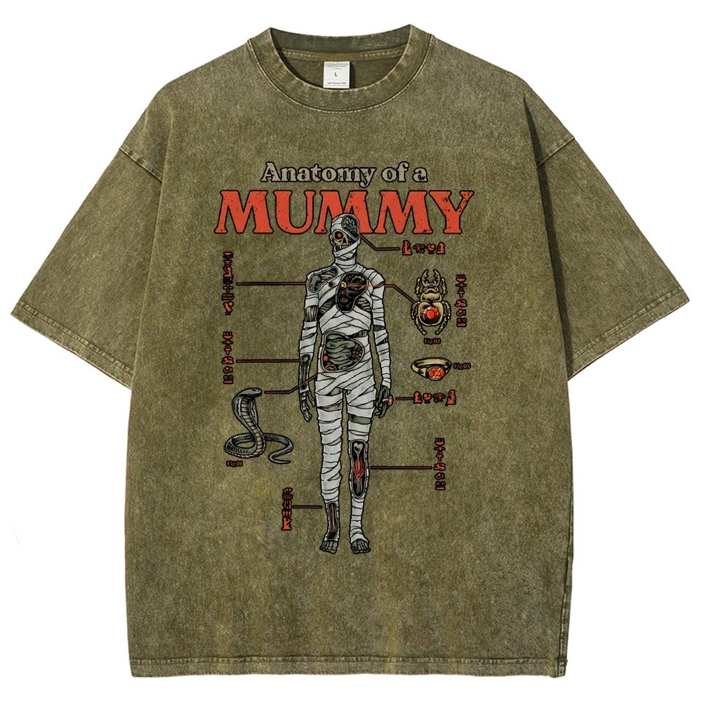 Mummy Anatomy Vintage Distressed T-shirt